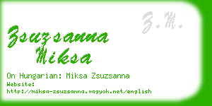 zsuzsanna miksa business card